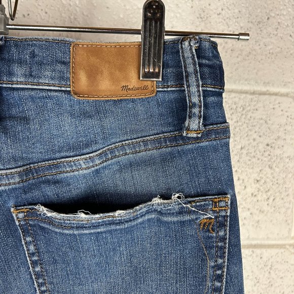 Madewell Womens Size 24 10" High-Rise Skinny Button Fly Drop Hem Edition Jeans - Picture 9 of 12